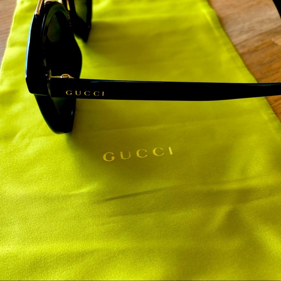 Gucci GG0403S-001 Unisex 51mm Black Sunglasses,100% UV protection. Preowned. - Picture 7 of 9